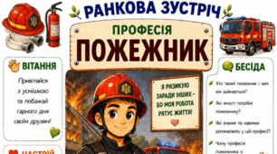 Ранкова зустріч. Професія дня - ПОЖЕЖНИК