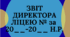 Звіт директора закладу освіти