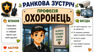 Ранкова зустріч. Професія дня - ОХОРОНЕЦЬ