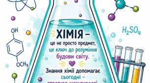 "Я ♥ ХІМІЮ": мотивуюча наочність для кабінету хімії