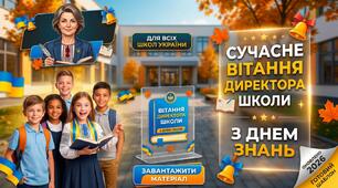 Виступ директора школи на святі першого дзвоника 2026