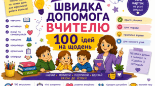 Набір карток "Швидка допомога вчителю "100 ідей на кожен день"