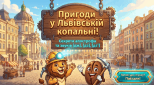 Пригоди у Львівській копальні. Секрети апострофа та звуків дж, дз, дз'