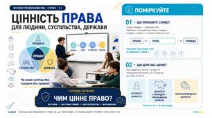 Право_9 клас НУШ Презентація + робочий аркуш + опорний конспект + емоційне налаштування § 1 ЦІННІСТЬ ПРАВА ДЛЯ ЛЮДИНИ,  СУСПІЛЬСТВА, ДЕРЖАВИ