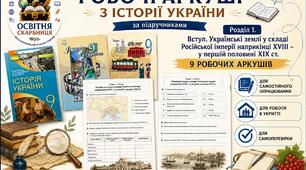 Робочий аркуш з Розділу 1 Вступ. Українські землі у складі Російської імперії наприкінці ХVІІІ – у першій половині ХІХ ст.| Історія України 9 клас НУШ, Власов, Хлібовська, Щупак