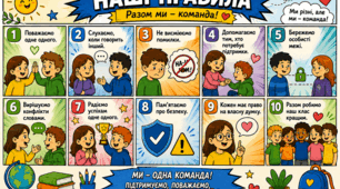 Плакат "Наші правила"