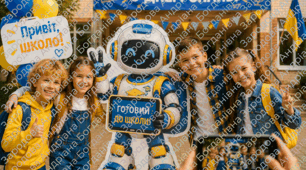 Фотобутафорія «Робот-школяр»
