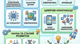 Постер «Профорієнтація: коротко про актуальні професії»