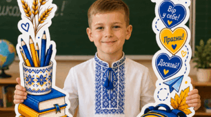 ПАТРІОТИЧНА ФОТОРАМКА ДЛЯ ШКІЛЬНОЇ ФОТОЗОНИ «СИЛЬНІ! ВІЛЬНІ! НЕПЕРЕМОЖНІ!»