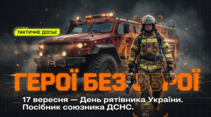 🚒 «ГЕРОЇ БЕЗ ЗБРОЇ: Тактичне досьє. Посібник союзника ДСНС» (до 17 вересня — Дня рятівника)