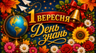 🔔 Постер «1 Вересня – День знань»💐
