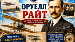 ☁️🌏🌤✈️☁️⭐️ Оруелл Райт - один з братів Райт, співавтор аероплана🔥☁️☁️☁️
