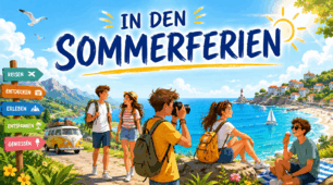 In den Sommerferien • На літніх канікулах.