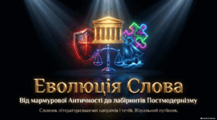 Літературні напрями і течії. Еволюція слова: від мармурової античності до лабіринтів постмодернізму