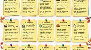 🍂 SEPTEMBER 2026 | Events & Ideas for English Teachers 🍂