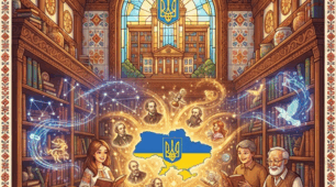 Постер "30 вересня — Всеукраїнський день бібліотек."