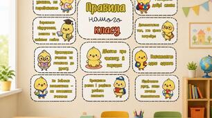 "Правила нашого класу" з милими курчатами!