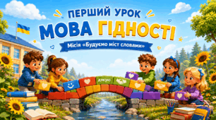 Презентація до Першого уроку «Мова гідності: будуємо міст словами» (1–4 класи)