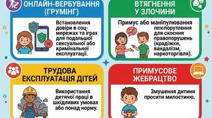 Плакати "Стоп вербуванню дітей!"
