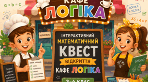 Інтерактивний математичний квест «Гранд-відкриття кафе "Логіка"» (3–4 клас)