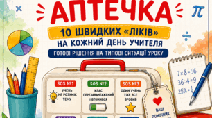 «МАТЕМАТИЧНА АПТЕЧКА» — швидка допомога вчителю математики