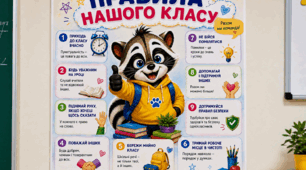 📚 Плакат «Правила нашого класу». Безкоштовно
