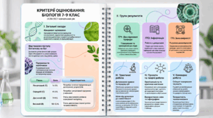 Критерії оцінювання результатів навчання з біології для 7–9 класів НУШ