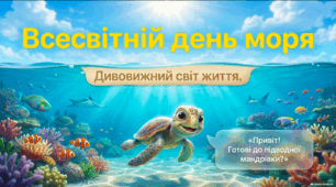 Всесвітній день моря 🌊🐳 — презентація для учнів 1–4 класів