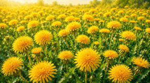 Розмальовка та малюнок 💛«Сонячні кульбаби»🌼🌼🌼