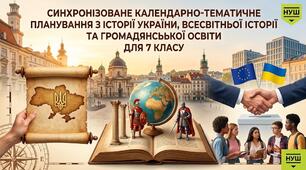Синхронізоване календарно-тематичне планування з історії та громадянської освіти 7 клас НУШ