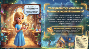 РМ №1. (Усно) Брати Грімм «Пані Метелиця». Складання розповіді від імені героя твору. Коло думок «Що утверджує казка, а що засуджує?» — Презентація НУШ (5 клас)