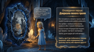 Ганс-Крістіан Андерсен «Снігова Королева». Чарівний світ казки, коментоване читання та аналіз персонажів — Презентація НУШ (5 клас)