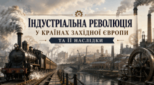 Індустріальна революція у країнах Західної Європи та її наслідки (презентація до уроку, 9 клас, НУШ)
