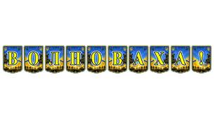 Патріотична розтяжка «Волноваха!»: місто героїв