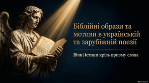 Біблійні образи та мотиви в українській та зарубіжній поезії