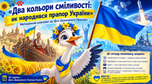 «Два кольори сміливості: як народився прапор України»: методичний комплекс до Дня Державного Прапора