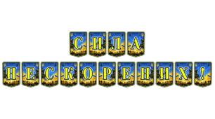 Патріотична розтяжка «Сила нескорених!»: символ незламності українського духу