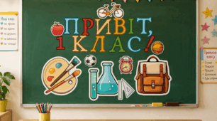 Привіт, 1 клас! Оформлення дошки до 1 вересня!