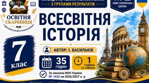 Календарно-тематичне планування з Всесвітньої історії, 7 клас НУШ — 35 годин / 1 година на тиждень  Автор: І. Васильків
