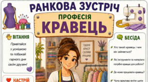 Ранкова зустріч. Професія дня - КРАВЕЦЬ