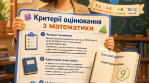 🔥 ОНОВЛЕНО 2026! Критерії оцінювання з математики 5–9 класи НУШ (Наказ МОН № 722 від 04.05.2026 та Наказ МОН № 1427 від 14.08.2026) ✅