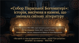 Презентація до вивчення роману В. Гюго "Собор Паризької Богоматері".