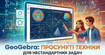 GeoGebra: просунуті техніки для нестандартних задач