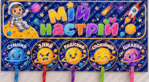 🌈 ВІЗУАЛ «МІЙ НАСТРІЙ» ДЛЯ КЛАСУ 🚀