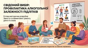 Заняття з елементами тренінгу для профілактики адиктивної та делінквентної поведінки.
