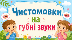 Чистомовки на губні звуки