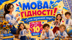 Мова гідності». Урок-квест для 10 класу. Презентація, конспект, авторська пісня, декор дошки + 🎁 для учнів
