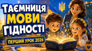 Перший урок "Мова Гідності" для учнів 1, 2,3, 4  класів, плакат+картки завдань+