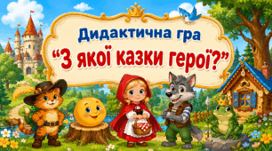 Дидактична гра "З якої казки герої?"