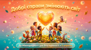 Добрі справи змінюють світ. Презентація до Міжнародного дня благодійності (5 вересня) 1-4 класи НУШ